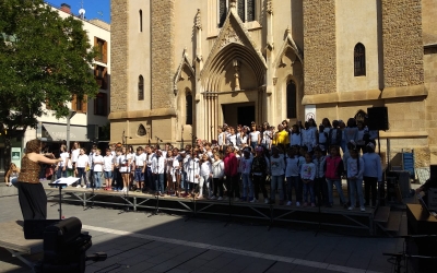 Els nens i nenes en un moment del concert | Helena Molist